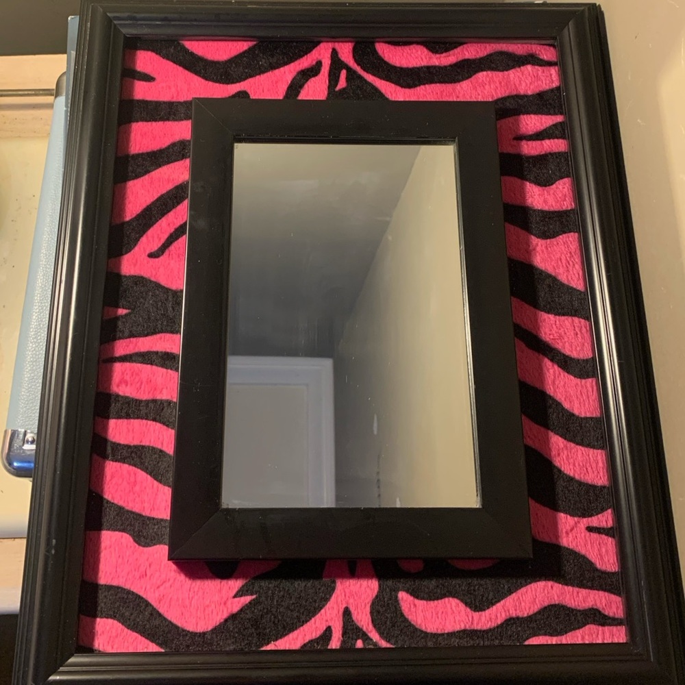 Pink Cheetah Mirror